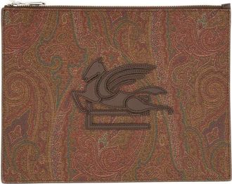 Etro Dpp Pouch Essential Paisley-Uomo