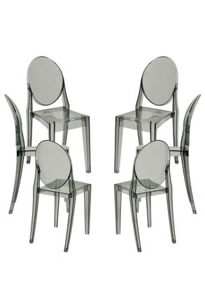 Regalos Miguel Regalos Miguel - Packs Sillas - Pack 6 Sillas Diam - Negro