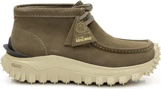 Moncler Olive Trailgrip Wallabee Boots