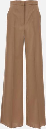 Max Mara Dark Brown Wide Leg Pant