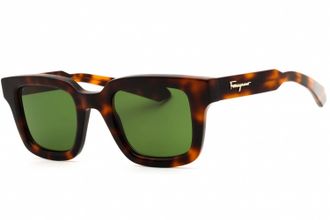 Ferragamo Green Square Mens Sunglasses SF1064SCP 240 48