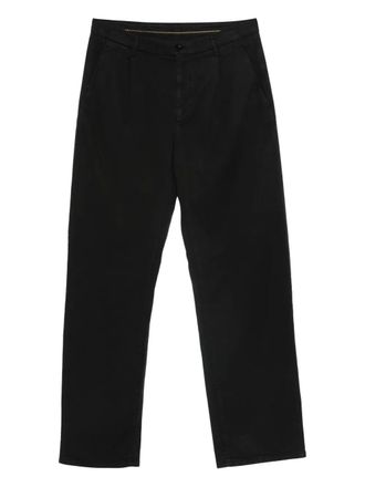 Aspesi Mono belt-loop trousers - Black