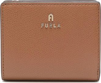 Furla Camelia S Compact Wallet - Dames - Portefeuilles - Bruin - ONE Size - Leer - Accessoires