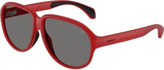 Moncler ME8001 HALCYONNE Polarized 500581 Mens Sunglasses Red Size 60