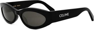 Celine Authentieke Monochroms Bril - Premium Kwaliteit - unisex - Zonnebrillen - Zwart - 56 MM - Accessoires