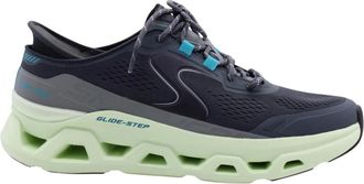 Skechers Schoenen, Heren, Grijs, 43 EU, Stijlvolle Sneaker met Pozole Details