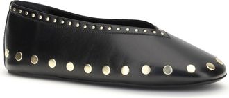 Ganni Womens Jenny Ballerinas Black Flat Shoes