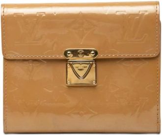 Louis Vuitton Pre-owned Koala Portemonnee - Dames - Vintage Accessoires - Beige - ONE Size - Leer - Vintage