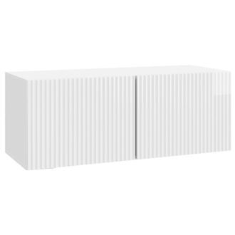 vidaXL Mueble Para Tv De Pared Brillante 78,5 X 31 X 30 Cm Vidaxl