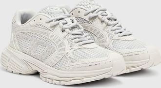 Diesel S-Pro-V-Dense - Mesh sneakers with crystals - Sneakers - Woman - White
