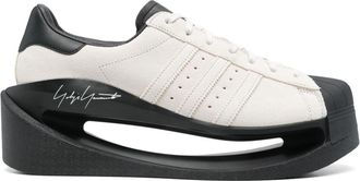 Yohji Yamamoto Sneakers Gendo Superstar in pelle - Bianco