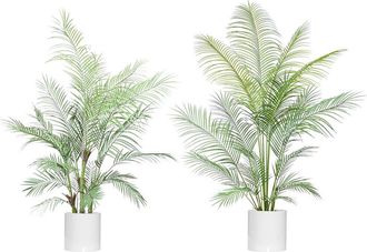 Creative Displays Inc. Outdoor Uv-Rated Kentia Palm Drop-In Trees With Fiberstone Pots
