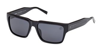 Timberland TB9336-H Polarized 01D Mens Sunglasses Black Size 56