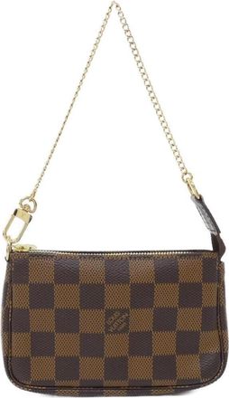 Louis Vuitton Ebene Coated Canvas Pochette Pouch (Pre-Owned)