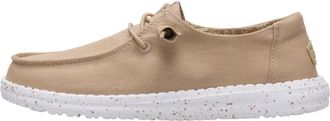 HeyDude Womens Wendy Stretch Canvas - Casual Slip-On Flat Shoes - Moccasin Style,Incense,W6