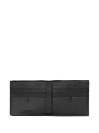 Burberry Check Bifold Wallet - Dark Grey