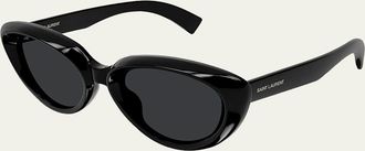Saint Laurent 53mm Acetate Cat-Eye Sunglasses