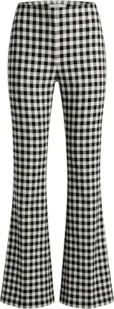 Tara Jarmon Womens Flared Pants In Black & White