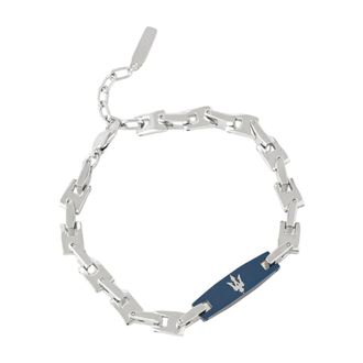 Maserati Bracciale Iconic - - Accessories - Uomo - Grigio - ONE SIZE