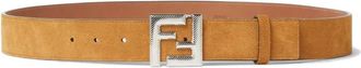 Fendi Belts, male, Beige, Size: 100 CM FF Squared Belt