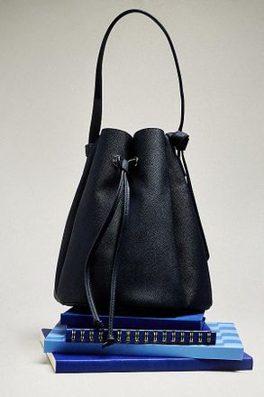 Melie Bianco Laguna Cinched Vegan Leather Bucket Bag