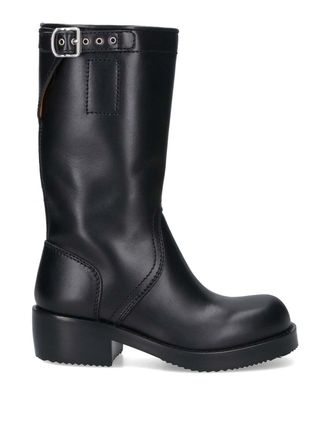 Dries Van Noten Leather Boots