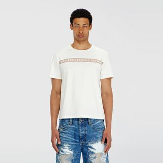 Diesel T-shirt with For Successful Loving logo - T-Shirts - Unisex - White