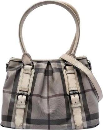 Burberry Pre-owned Northfield Handbag - Dames - Vintage Handtas - Grijs - ONE Size - Leer - Vintage