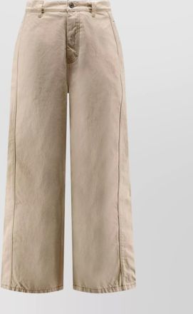 Ami denim wide-leg jeans