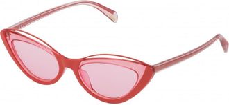 Police Womens SPL937 52 520AA3 Sunglasses - Pink - One Size