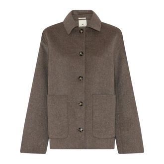 Julie Fagerholt - Heartmade Jassen - Dames - Jassen - Bruin - Maat: 2XL
