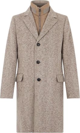 Fedeli Jassen, Heren, Beige, L, Wol, Elegant Jas