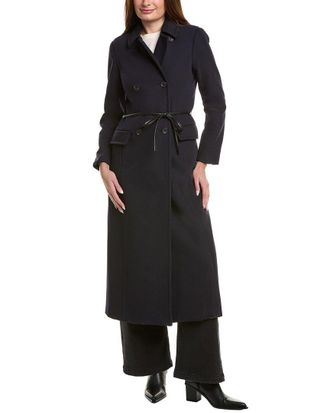 Avec Les Filles Long Trench Coat
