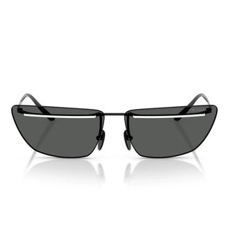 Prada Sunglasses Prc52 S Yc460 T Black White/Dark Grey Woman