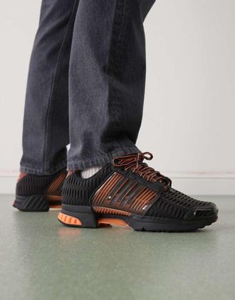 adidas Originals Climacool - Sneakers nere e arancioni-Nero
