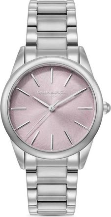 Olivia Burton Glowful round-face watch - women - stainless steel - One Size - Pink