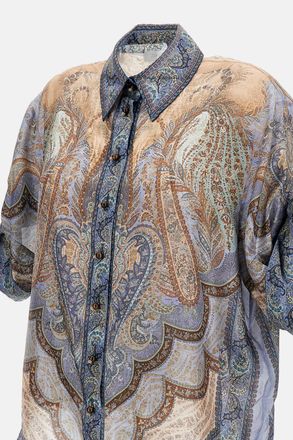 Zimmermann Camicia Wanderlust A Maniche Corte