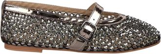 Alma En Pena Net ballerina met strass - Dames - Ballerinas - Grijs - 39 EU - Schoenen