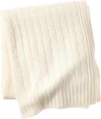 Sofiacashmere 6ply Classic Cashmere-Blend Throw