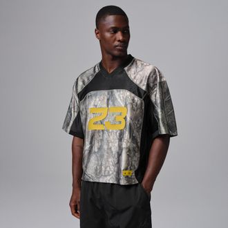 Nike Jordan Mens Jordan Brooklyn Realtree Jersey in White | IM9869-100