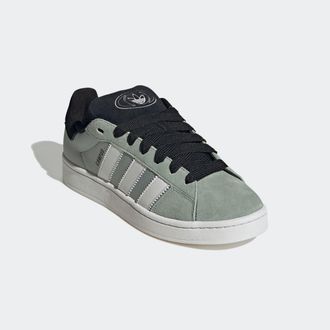 adidas Sneaker ADIDAS ORIGINALS CAMPUS 00S, Herren, Gr. 38,5, silber (silber gr&uuml;n, crystal wei&szlig;, core schwarz), Leder, Textil, Schuhe Sneaker