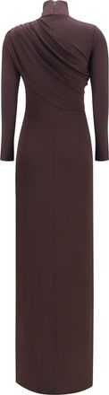 Courr&egrave;ges Womens Dress Twist Burnt Red Viscose