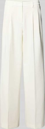 Milano Milano Italy Hose mit Falten und Ges&auml;&szlig;taschen in Offwhite, Gr&ouml;&szlig;e 34