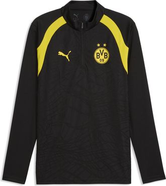 Puma Maglia da training con zip corta Borussia Dortmund da uomo, Accessori, Nero, 3XL