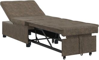 vidaXL Sofá Cama Verde ejército 67 x 194 x 38 cm Vidaxl