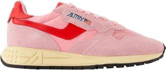 Autry Reelwind Low - Dames - Sneakers - Roze - 39 EU - Su&egrave;de - Schoenen