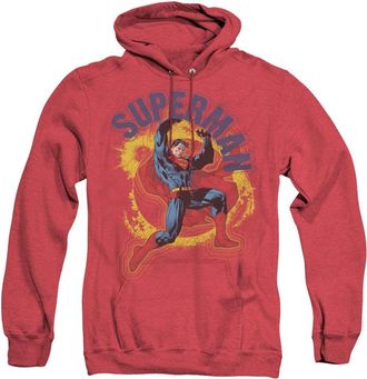 Gildan Superman A Name To Uphold Adult Heather Hoodie / Hooded Sweatshirt