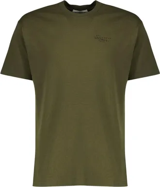 Givenchy T-Shirts, male, Green, Size: XL T-shirt Stamp