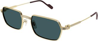 Cartier Authentieke Bril met Topkwaliteit - unisex - Zonnebrillen - Geel - 56 MM - Accessoires
