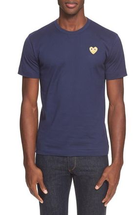 Comme Des Garçons Crewneck T-Shirt in Navy at Nordstrom, Size Small